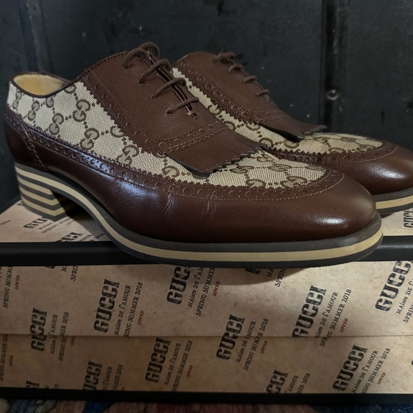 Gucci Quentin Monogram Size 10 - Picture 1 of 11